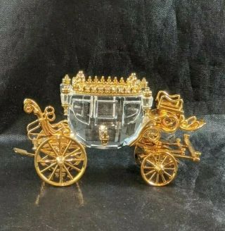 Swarovski Crystal Journeys Carriage Complete W/ Box And
