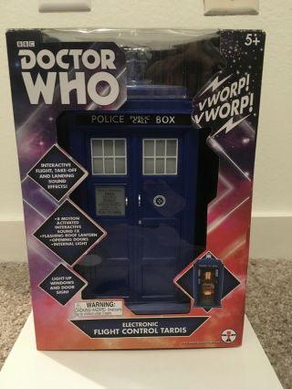 Doctor Who Electronic Flight Control Tardis Open Box Underground Toys