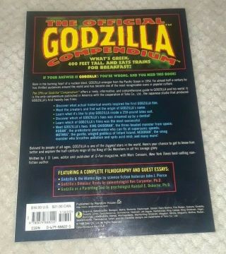 The Official Godzilla Compendium : A 40 Year Retrospective by M.  Cerasini,  J.  D… 2