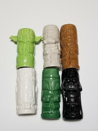 Star Wars Geeki Tiki Ceramic Tumbers | Set Of 6 Series 1 2015