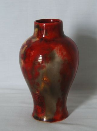 Royal Doulton - 5 1/2 " Vase - Flambe Sung By Noke