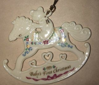 Lenox 1995 Baby’s First Christmas Ornament