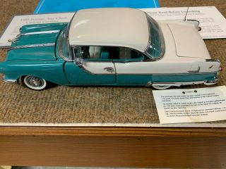 Franklin 1:24 1955 Pontiac Star Chief Custom Catalina W/ Paperwork