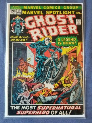 Marvel Spotlight 5 1st Appearance Ghost Rider 1972