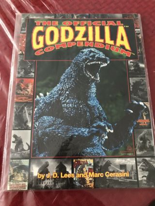 The Official Godzilla Compendium Rare Look