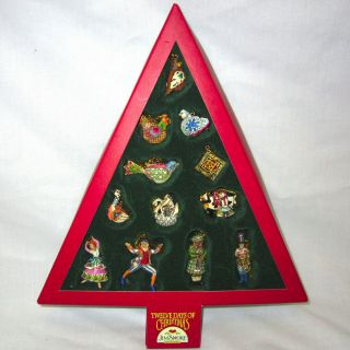 2006 Jim Shore 12 Days Of Christmas Mini Ornaments Complete Set Heartwood Creek
