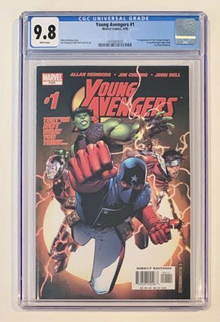 Young Avengers 1 • Cgc 9.  8 • Marvel 2005 1st App Kate Bishop And Young Avengers