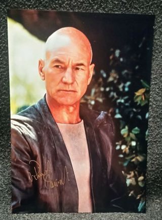 Patrick Stewart Signed Autographed 8x10 Photograph Star Trek W/