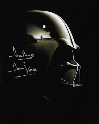 Star Wars Dave Prowse Darth Vader Autograph 8 X 10 Signed Art Print Photo
