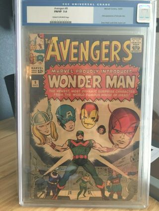 Avengers 9 Cgc 7.  0 First Appearance Wonder Man