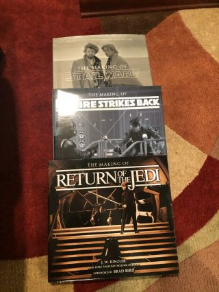 3 Books,  The Making Of The Star Wars Trilogy