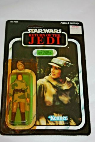 Princess Leia Combat Poncho Kenner Star Wars Return Of Jedi Rotj Moc Afa