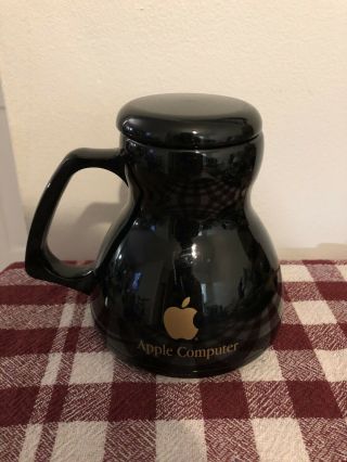 Vintage 1980s Apple Macintosh Computers Logo Plastic Coffee Tea Mug Cup