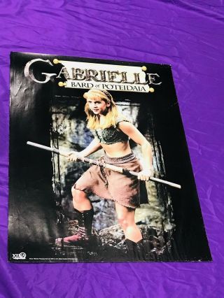 Extremely Rare Xena Warrior Princess Gabrielle Poster No Prop No Chakram