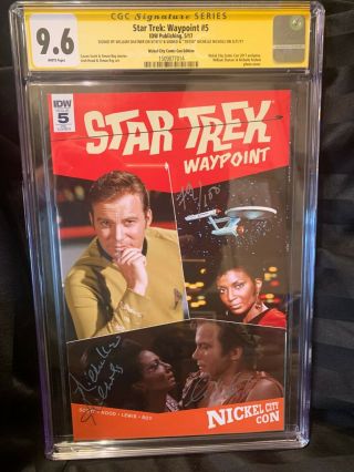 Star Trek Waypoint - Cgc Signature Series - William Shatner & Nichelle Nichols