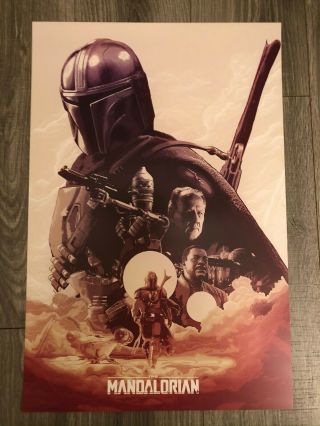 Disney,  Star Wars Mandalorian Acme Devin Schoeffler Poster Baby Yoda Mondo