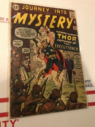 Journey Into Mystery Thor 84 1 Nd Appearance Avengers 1 Comic Gvg 3.  0