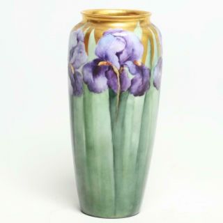 Vintage Rosenthal Selb Bavaria Porcelain " Iris " Vase,  8 "