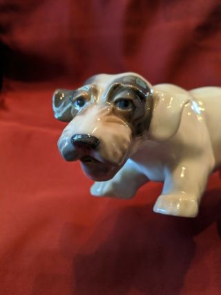 Vintage Royal Copenhagen Denmark Porcelain Terrier Dog Figurine signed & 2786 2