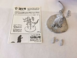 Wave 24 Godzilla 1964 Diorama Set Metal Figurine (Rare Vintage Metal Kit) 3