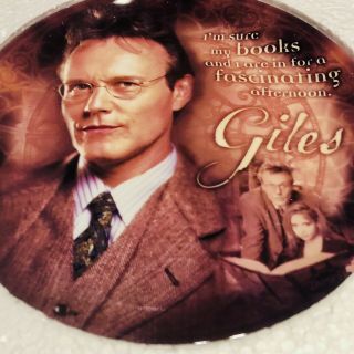 Buffy The Vampire Slayer Series 2 Le Collectors Plate - Giles - 604/2000 Btvs