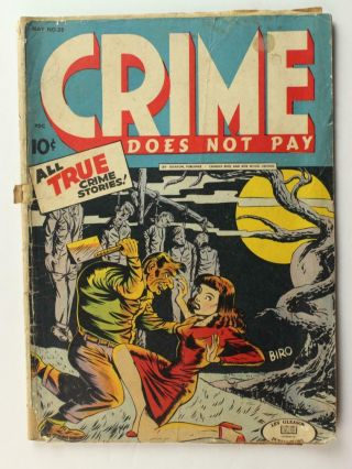 1944 Crime Does Not Pay Comic 33 (gd -)