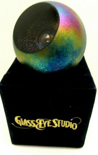 Glass Eye Studio Expanding Universe Paperweight Ges 15 (1980 Mt.  St.  Helen Ash)