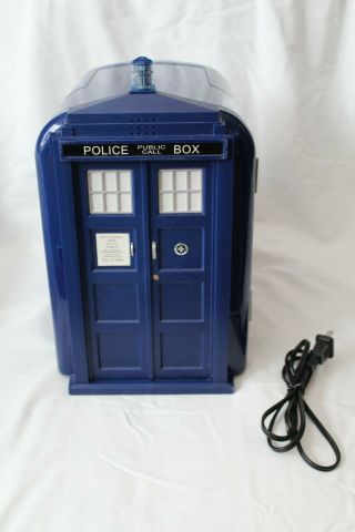Doctor Who Mini Fridge 2012 Rare Bbc Dr Who Tardis Holds 6 Cans