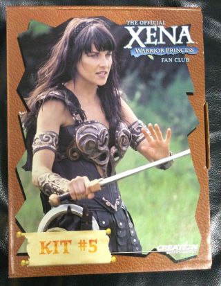 Xena Kit 5 Official Fan Club Creation Lucy Lawless Chakram Card Vintage