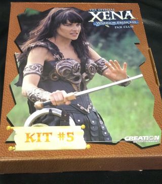 Xena KIT 5 Official Fan Club Creation Lucy Lawless Chakram Card vintage 2