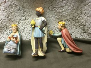 Hummel Goebel Nativity 214 N,  L,  M,  Kings Wise Men,  1951 Incised
