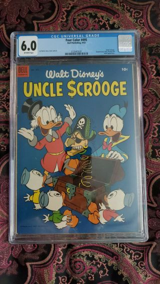 Four Color 495 - Cgc 6.  0 - Dell 1953 - Uncle Scrooge & Donald Duck