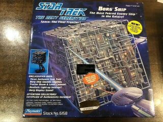 Star Trek The Next Generation Borg Cube Ship Playmates Collectors Edition 1994
