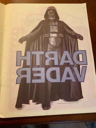 1977 vintage Star Wars Iron - on Transfer Book - - complete with 16 transfers 2