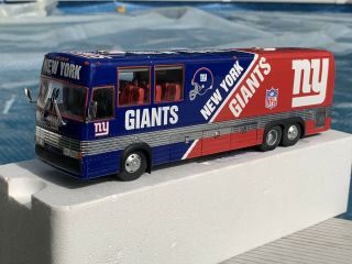Nfl Danbury York Nj Giants Team Travel Bus 1/43 Scale Bowl Champs