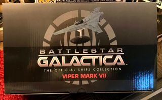 Eaglemoss Battlestar Galactica Colonial Viper Mark Vii Die - Cast Vehicle Nib