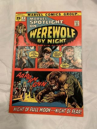 Marvel Spotlight 2 1st Appearance Of Werewolf By Night Jack Russell