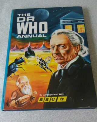 The Dr Who Annual 1965 Vintage Cult Bbc Tv Book Rare William Hartnell