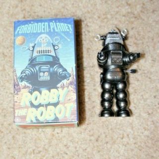 1997 Forbidden Planet Robby The Robot Wind Up Action Figure 4 Inch