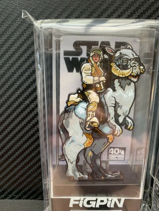 FiGPiN Star Wars Luke Skywalker Empire Strikes Back 504 IN HAND Limited Ed 3