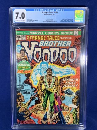 Strange Tales 169 Cgc 7.  0 1st Appearance Of Brother Voodoo Jericho Drumm