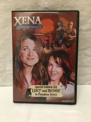 Xena Warrior Princess Fan Club Dvd Lucy And Renee In Pasadena 2003 Rare