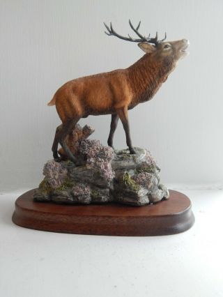 Border Fine Arts Red Stag Deer David Walton 1991