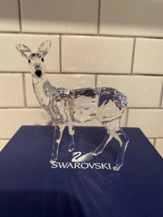 Swarovski Crystal Figurine Doe Deer Standing 7608 000 003 / 214821