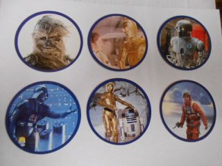 1981 Star Wars Empire Strikes Back York Peanut Butter Rare 6 Card Set
