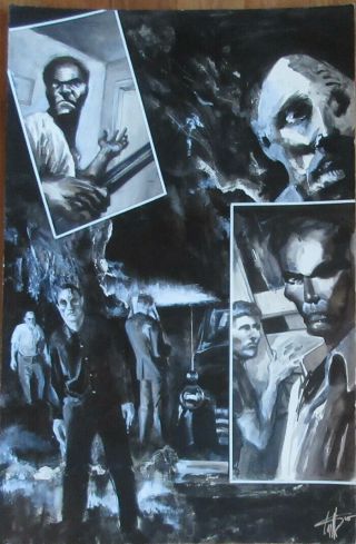 Carlos Kastro Night Of The Living Dead 3 P11 Comic Art