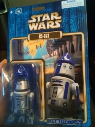 Disney Parks Star Wars R5 - D23 Droid Factory Rare Build A Droid Figure R5 D23
