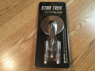 Rare Star Trek Uss Enterprise Ncc - 1701 Metal Pizza Cutter,  Thinkgeek,  Open Box