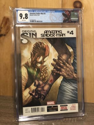 Spider - Man 4 Cgc 9.  8 Wp 1st Appearance Of Silk Cindy Moon Label