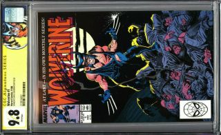 Wolverine 1 1988 Cgc 9.  8 Ss Signed By Chris Claremont 1st Patch White Pages